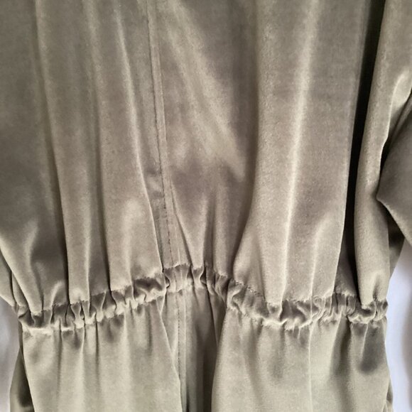 Current Seen Velour Jacket Women's Size Medium Fully Lined Hidden Front Zipper - Picture 6 of 10
